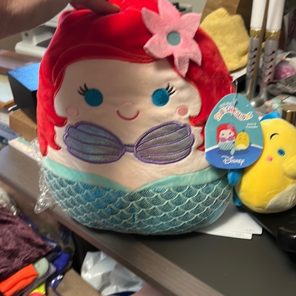 Squishmallows Toys Nwt Ariel Flounder Squishmallow 1 Set Poshmark